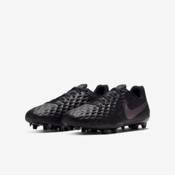 Nike Jr. Tiempo Legend 8 Academy MG - Nagyobb Gyerek Focicipő - Fekete/Fekete